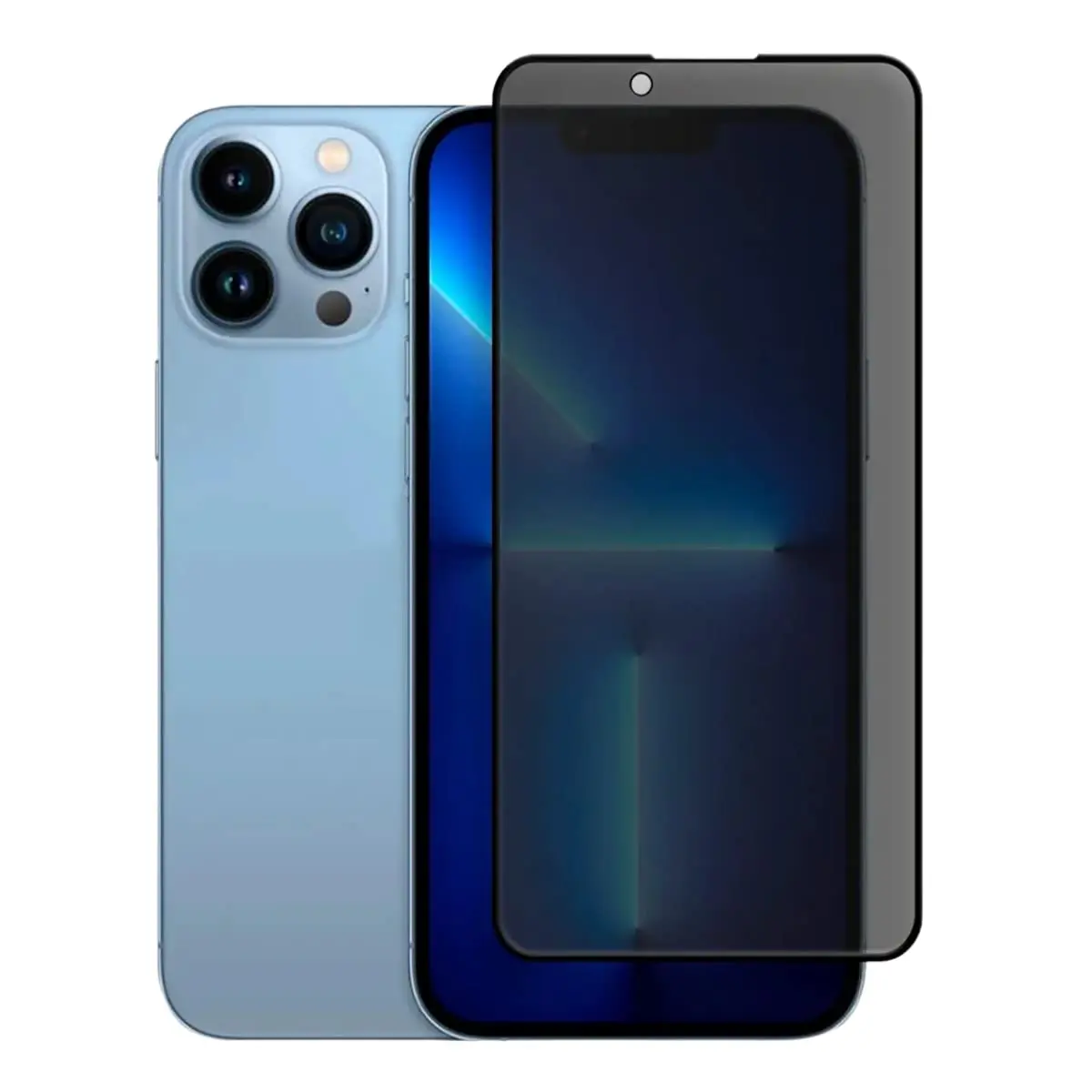 Película 3d Privacidade Anti Spy Para iPhone (iPhone 13 Pro Max) - 1