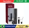 [BR / Moedas R$ 11] Saca Rolhas Automático Abridor Elétrico De Garrafa de Vinho - 1