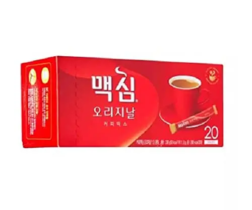 Café Pronto Solúvel Coffee Maxim Coreano Tradicional - 20 Sachês