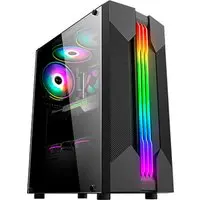 Gabinete Gamer K-Mex CG-01A9 Bifrost 6, Vidro Temperado, Sem Ventoinhas, Preto