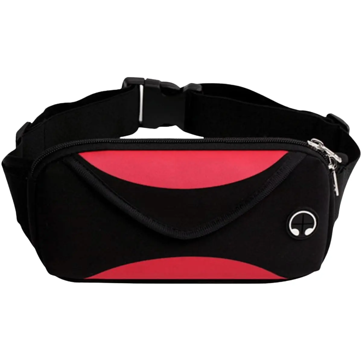 Pochete Corrida Celular Exercicios Academia Impermeavel Slim Pochete de Cintura Esportiva Slim Para Corrida (Vermelho) - 1