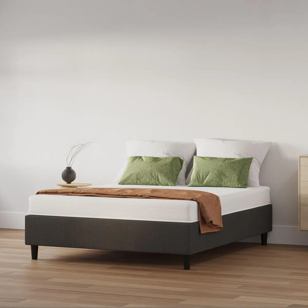 Emma Colchão Solteiro One Light - 88x188x18cm, Colchão de Espuma com 2 Camadas, Firmeza Ideal, Suporte Corporal, Conforto e Frescor, 100 Noites de Teste, 10 Anos de Garantia