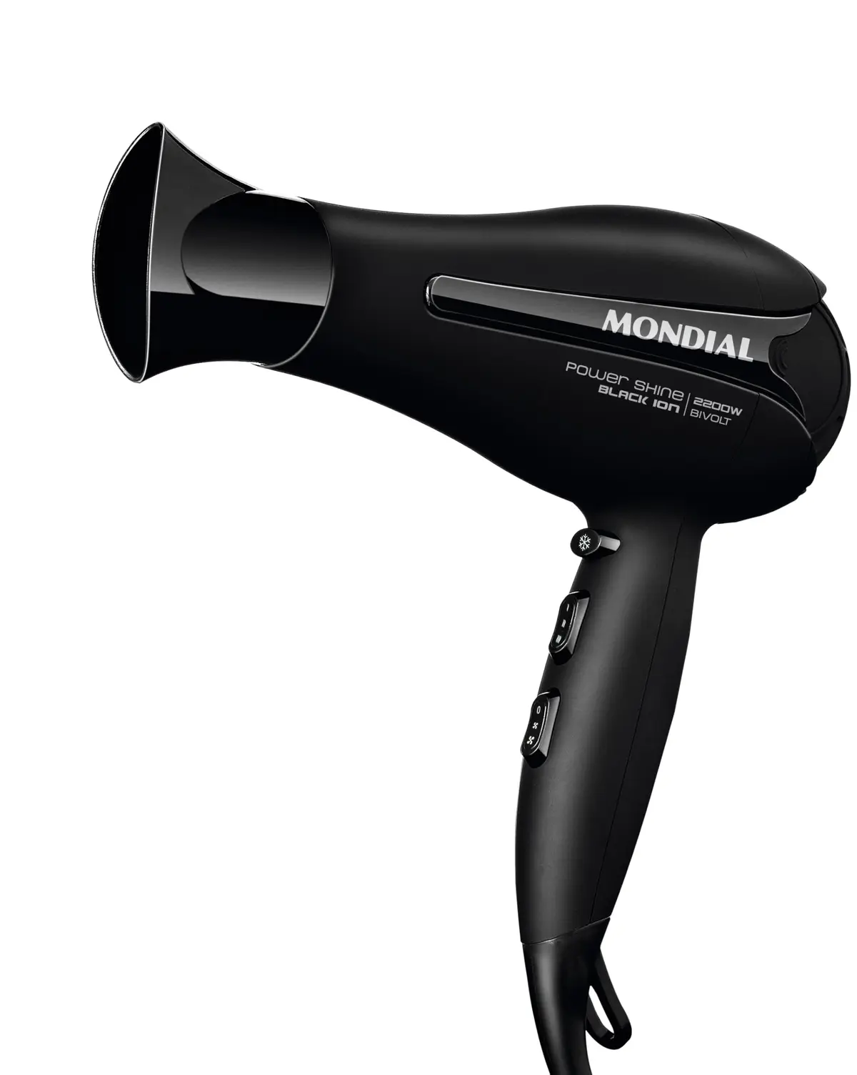 MONDIAL Secador Power Shine, Preto, 2200W, Bivolt - SC-13-BI