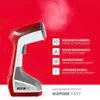 Vaporizador Portátil WAP Wapore Fast 1250 para Desamassar e Higienizar Tecidos 1250W - Branco/Vermelho/Cinza - 1