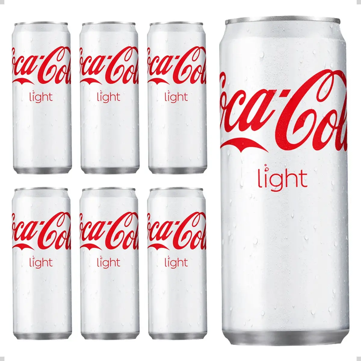 Refrigerante Coca-cola Light 310ml Lata Pack Com 6un - 1