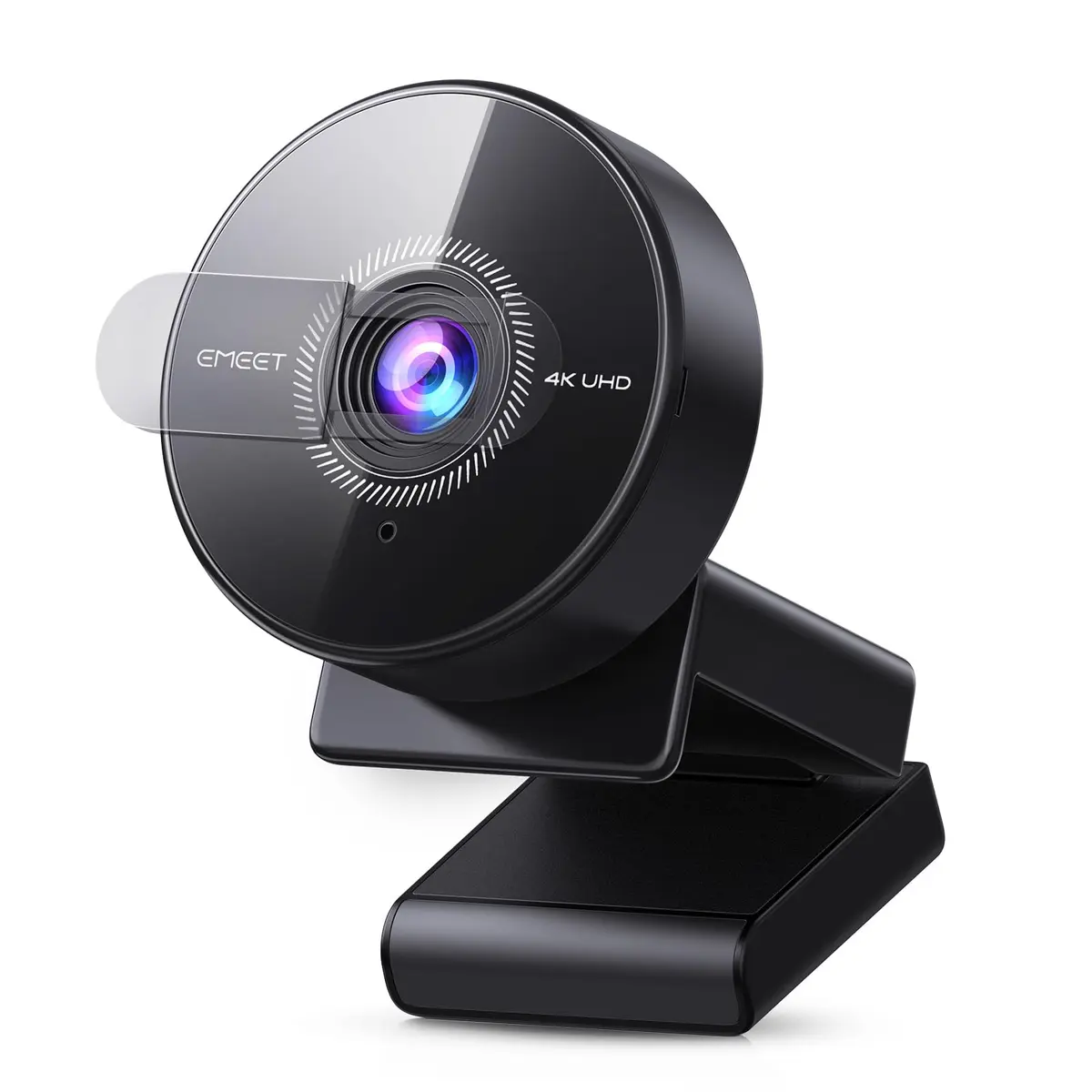 EMEET Webcam C950 4K para PC - 8 megapixels 4K UHD, foco automático PDAF, microfone com cancelamento de ruído, FOV de 70°, 1080p a 60FPS, capa de privacidade, USB 2.0 Plug & Play, sem orifício de - 1