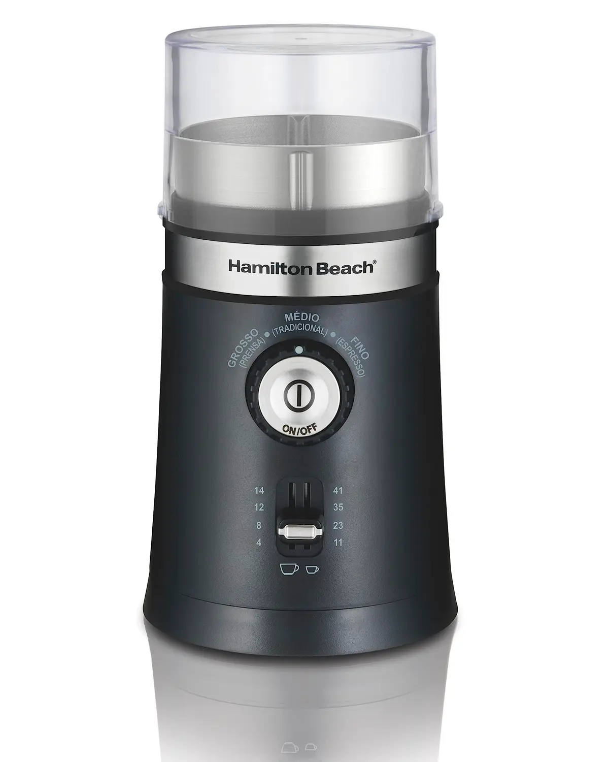Moedor de Café Ajustável, Preto, 220v, Hamilton Beach