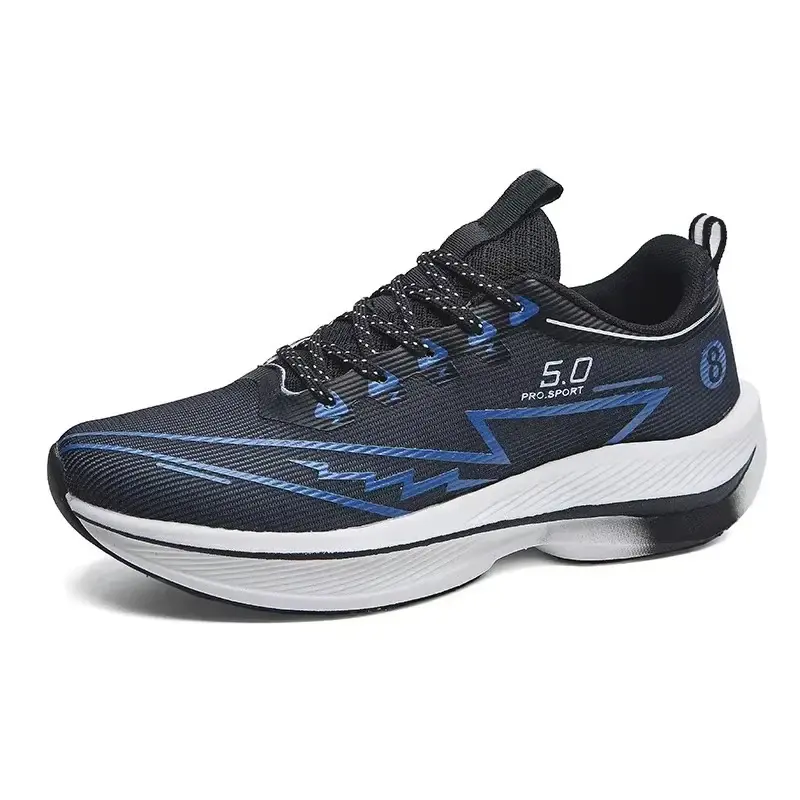 Marca masculina placa de carbono tênis de corrida almofada macia absorção de choque sapatos esportivos unisex tênis luz anti-deslizamento sapatos de treinamento