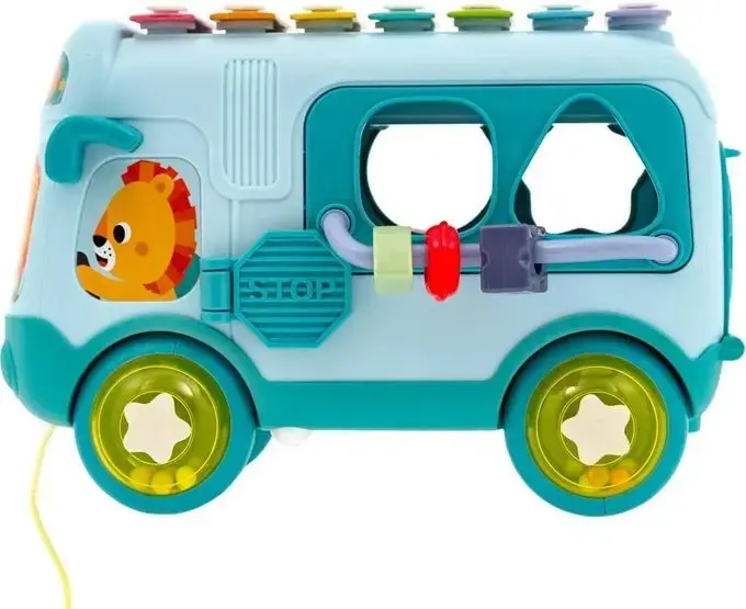 Ônibus De Atividades Para Crianças Buba Bichinhos Verde Multicor thumbnail 3