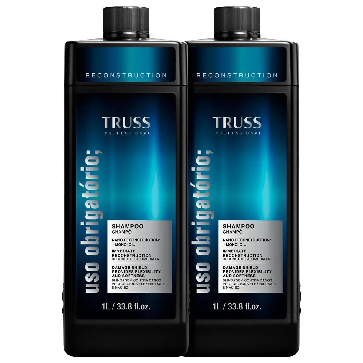 Kit TRUSS Uso Obrigatório Reconstruction Duo Shampoo Salon (2 Unidades)