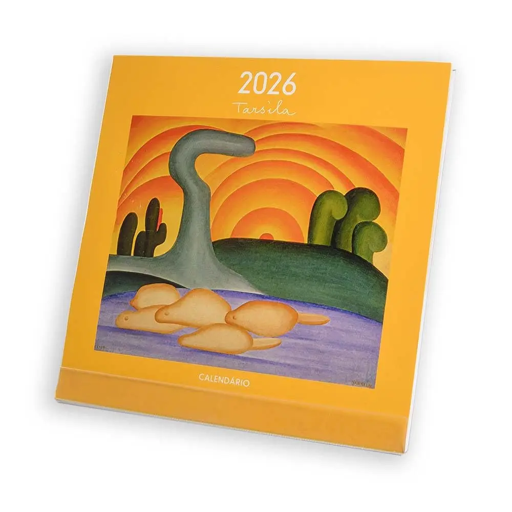 CALENDÁRIO 2026 TARSILA DO AMARAL MESA TECA PAPELARIA - 1