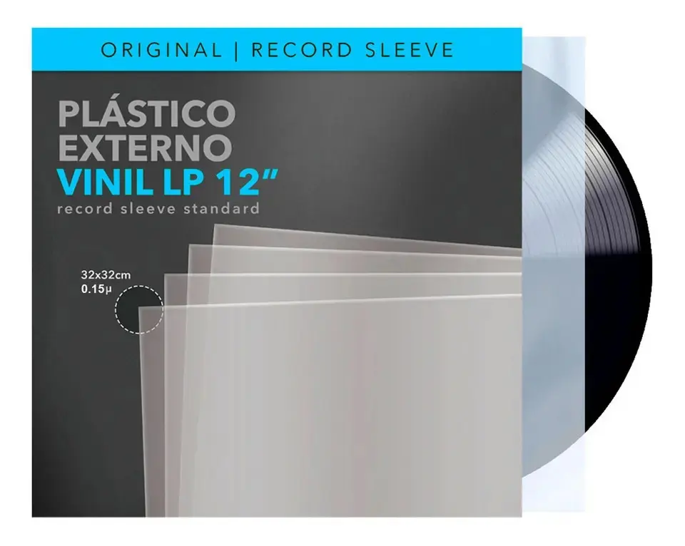 Plastico Vinil Lp 200 - 100 Externos 0.15 + 100 Interno thumbnail 2