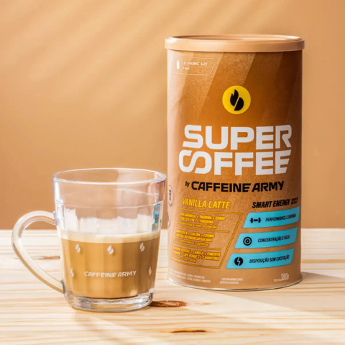 Supercoffee Vanilla Latte - Classic Size (220g) - Caffeine Army thumbnail 4