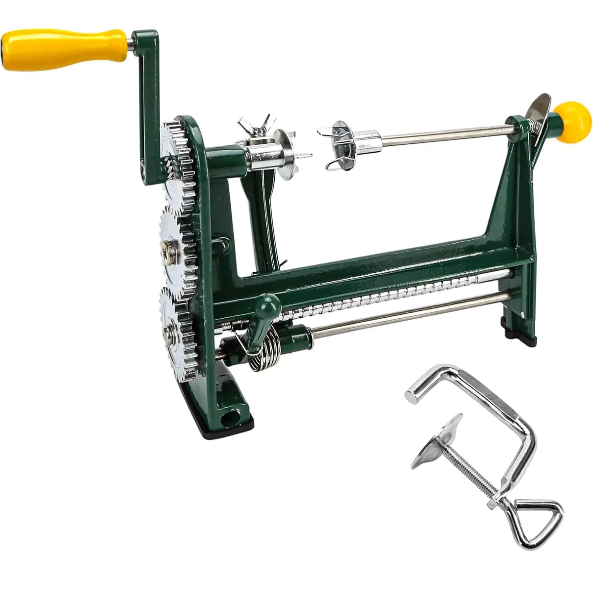 Descascador de Frutas Rotativo Manual, Máquina de Descascador de Laranjas e Maçãs, Utensílio de Cozinha Multifuncional