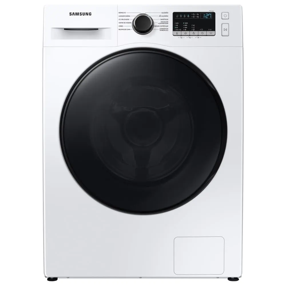 Samsung Lavadora de Roupas Digital Inverter Porta Black WW11T Branca 11kg 220V - 1