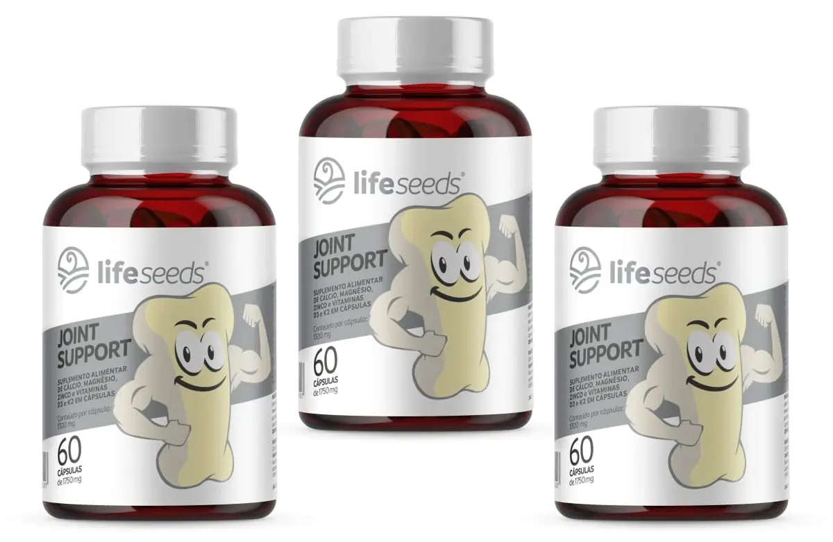 Cálcio + Magnésio + Zinco + Vitamina D3 + Vitamina K2-3 Potes - 180 Cápsulas - 1