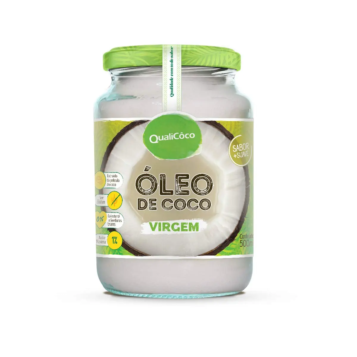Qualicoco Oleo Coco Virgem 500Ml