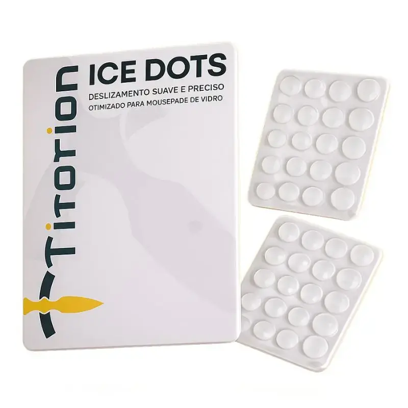 Feet para Mouse Universal em PTFE Deslize Profissional Alta Qualidade para Mouse Pad Vidro Ice Dots