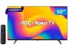 Smart TV 50 4K AOC Roku com 3 HDMI - 1