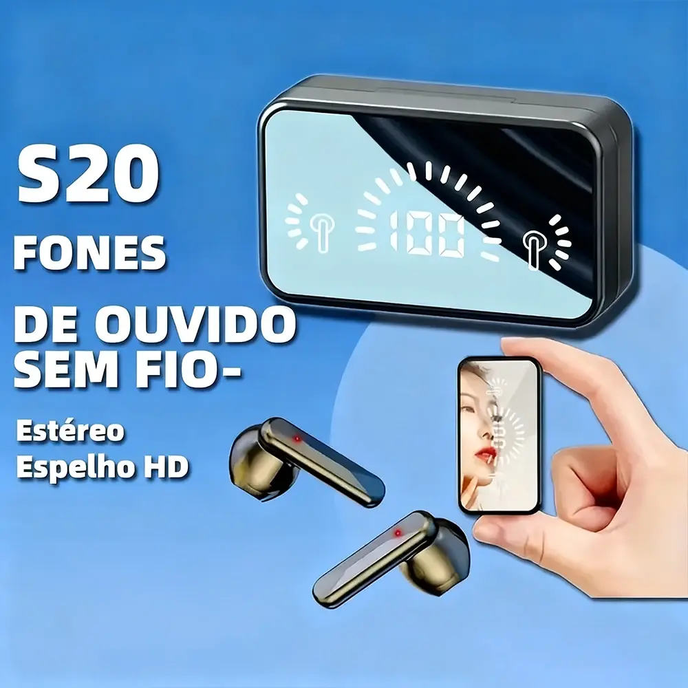 Fone De Ouvido Esportivo Bluetooth 52 A Prova De Suor Leve e Confortavel Para Treinos Academia Corrida e Atividades Fisicas Inte