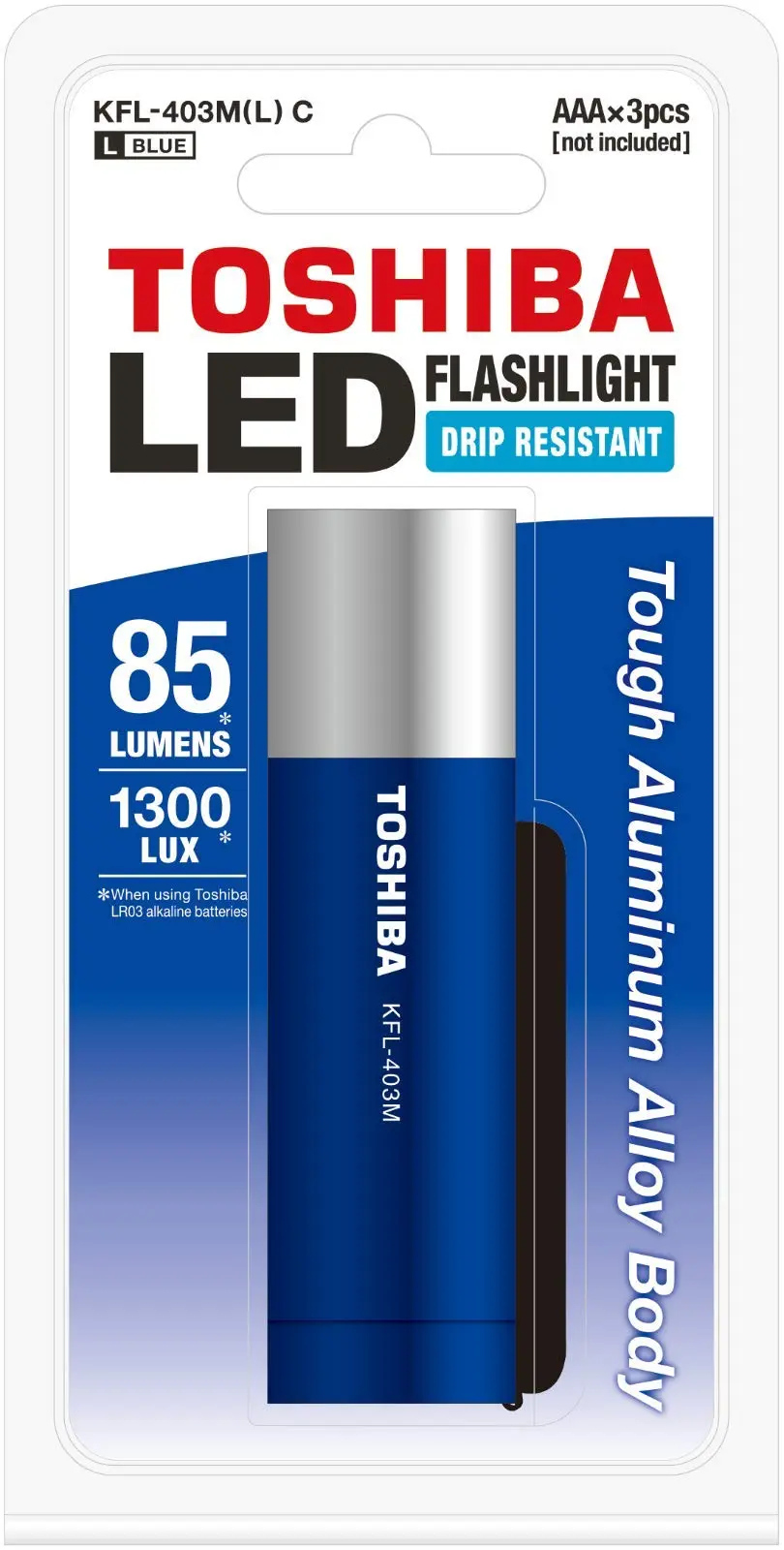 Lanterna Mini KFL-403M Azul Metálico Toshiba