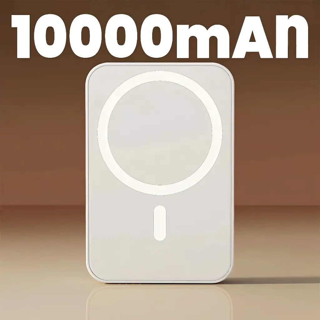 Carregador Portátil Indução para Sem fio Bateria Carga 3000/5000/10000mAh