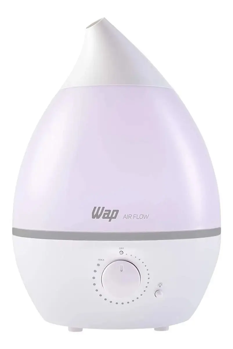Umidificador Com Luminária e Difusor de Aromas Air Flow Branco e Cinza WAP 127V/220V