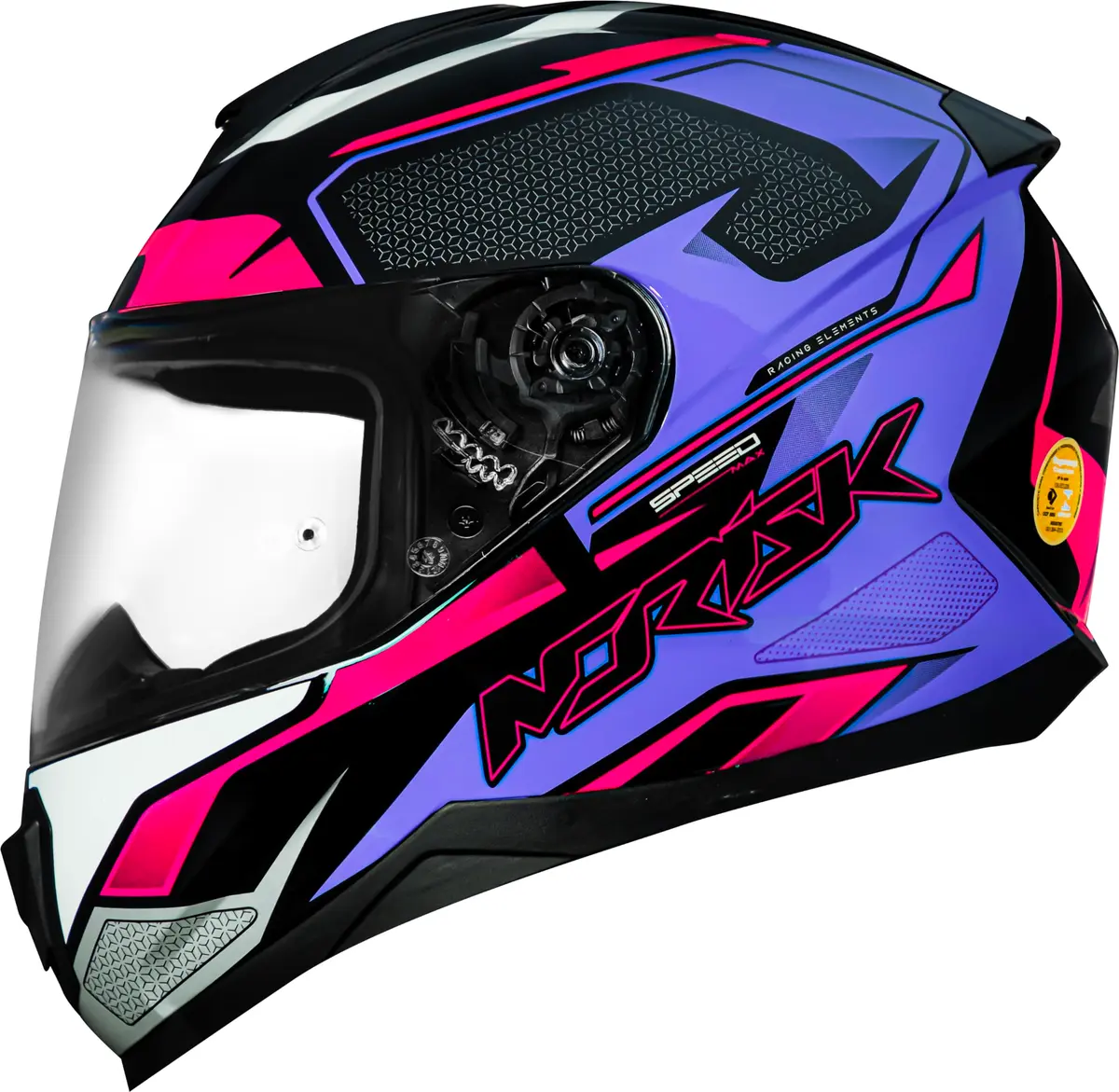 Capacete Norisk Razor Speedmax Rosa Roxo