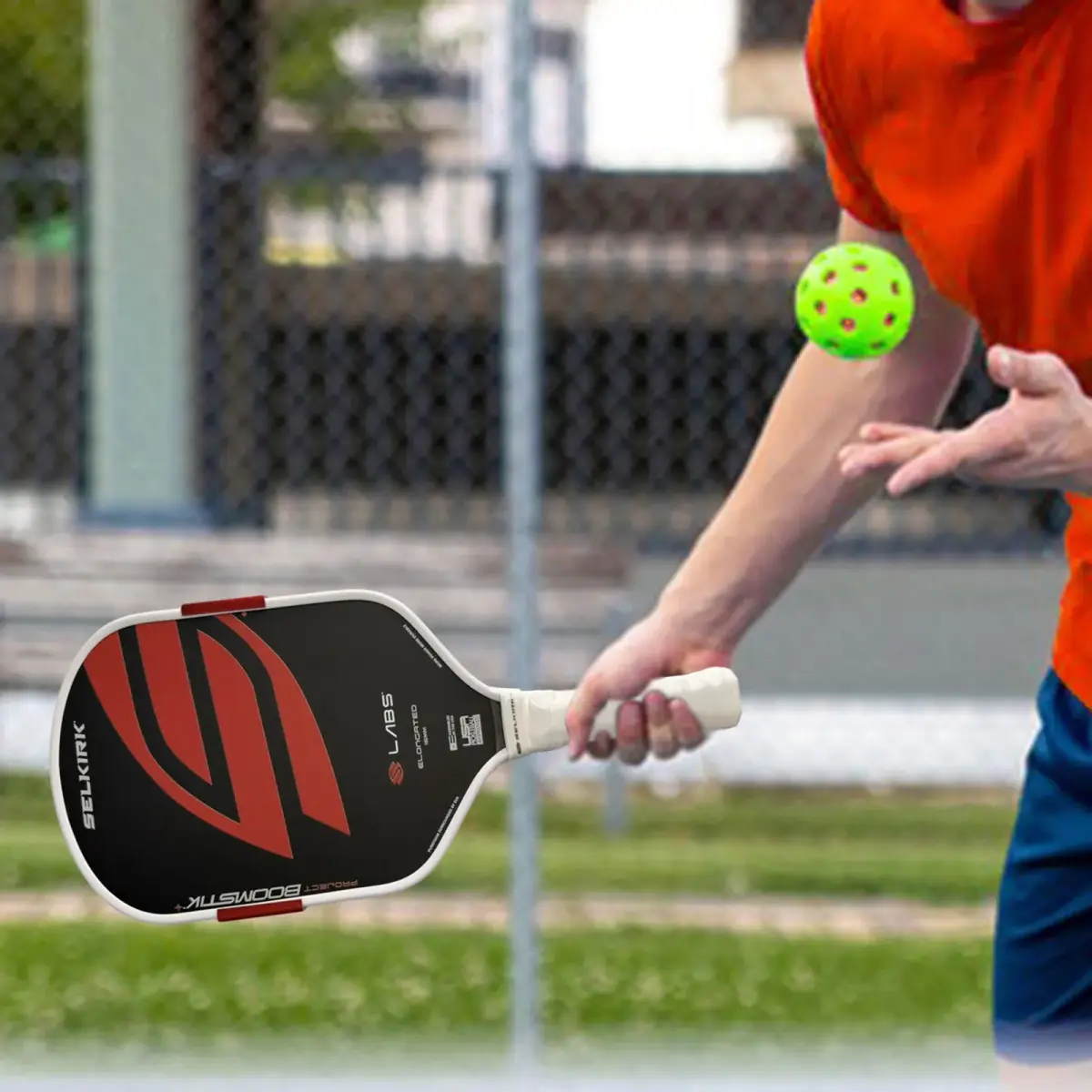 Raquete de Pickleball Alongada Project Boomstk com Núcleo Honeycomb de 16mm para Desempenho Aprimorado no Jogo - 1