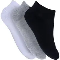 Kit de Meia Asics Invisible - Adulto - 3 Pares - 39 a 43