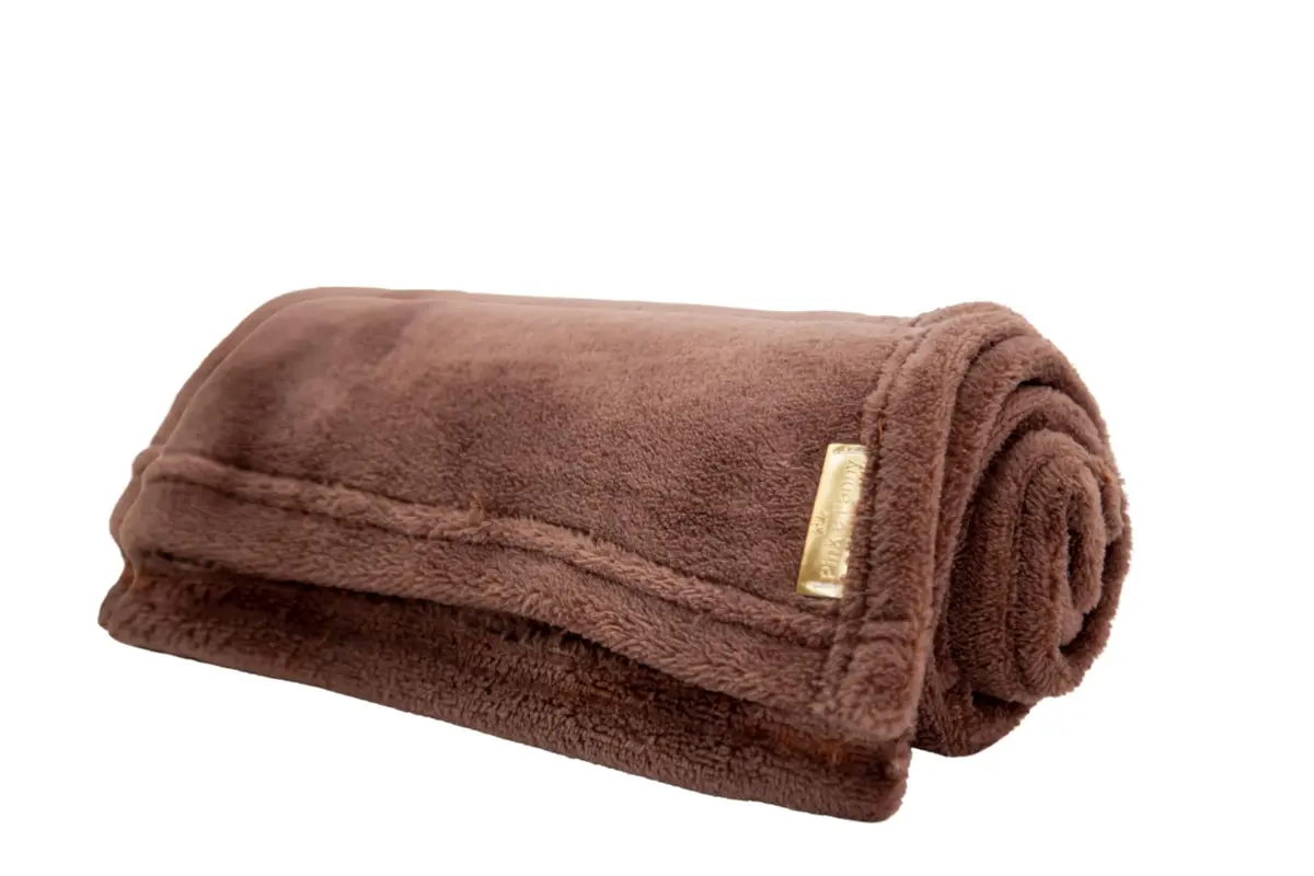 Luppet Manta Cobertor De Pelo 80X60 Para Cachorro Ou Gatos Tabaco Marrom - 1