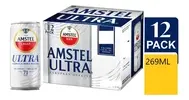 12 Cervejas Amstel Lager 269ml Sem Glúten Low Carb - 1
