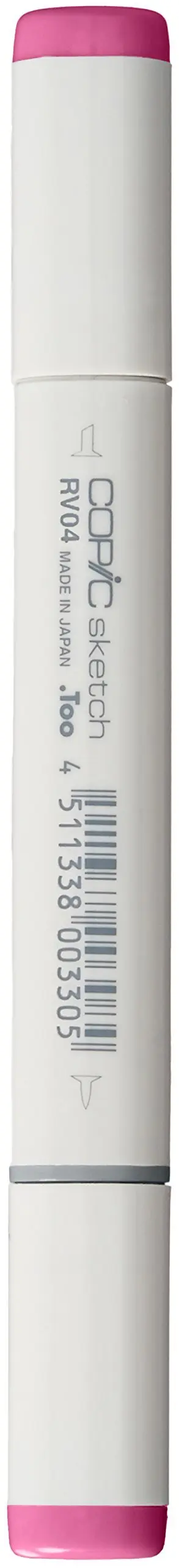 COPIC Marcador Sketch Ponta Dupla Redonda e Chanfrada, Cor RV04 Shock Pink, 1 unidade