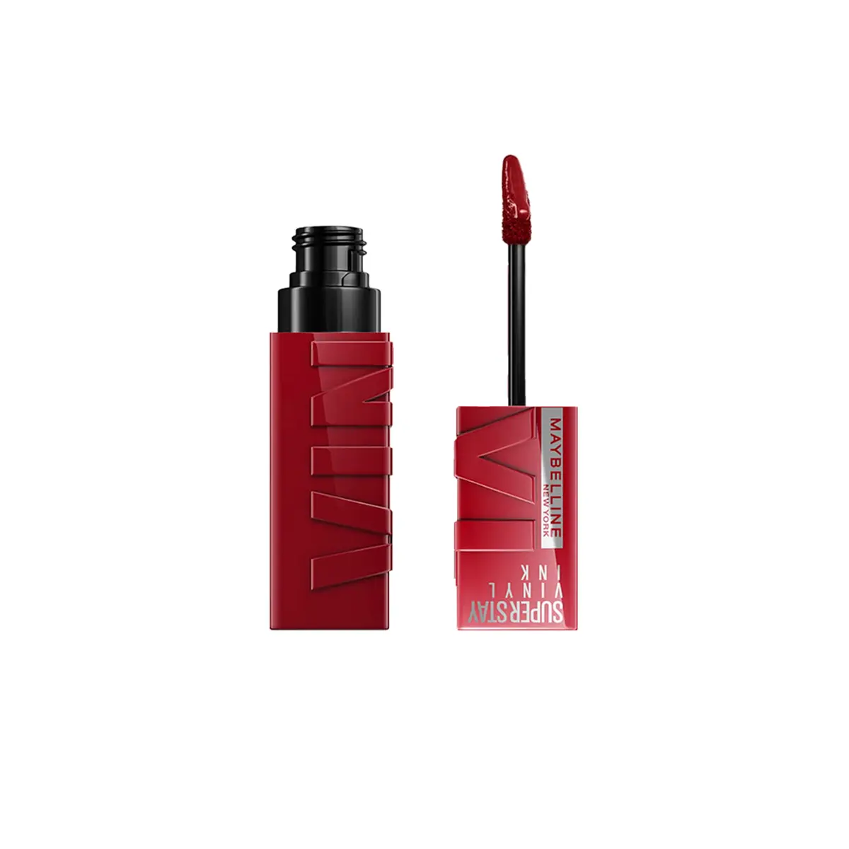 Batom Líquido Vinil Espelhado SuperStay Vinyl Ink Maybelline Lippy 4,2ml | Longa duração de 16h, efeito gloss intenso, brilho instantâneo, não borra nem transfere, vegano