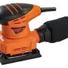 Lixadeira Orbital Profissional 180w Com Coletor de Pó 60hz Leve Cor Laranja P/ Madeira E Superfícies + Lixa 110v Pró Euro - 1