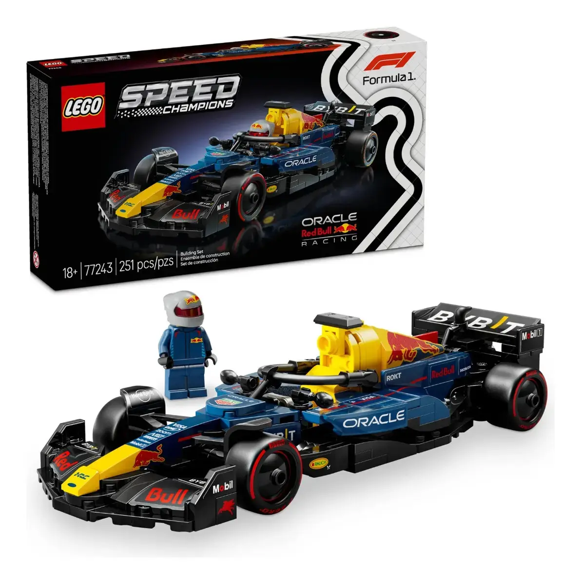 LEGO Speed - Oracle Red Bull Racing RB20 F1 - 251 Peças - 77243 - 1