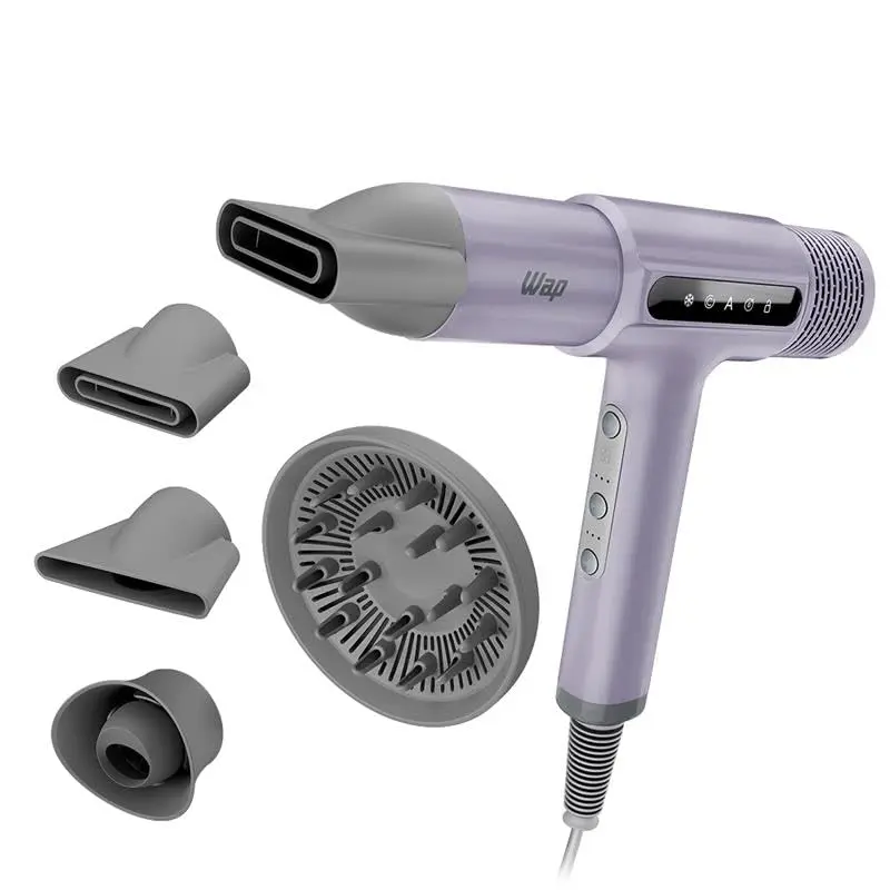 WAP Secador de Cabelo INTENSE DRYER BLDC WS1800 com Painel e Motor Digital, Bico 360° 1600W 127V