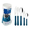 Faqueiro Inox 20 peças Leme Azul - Tramontina - 1