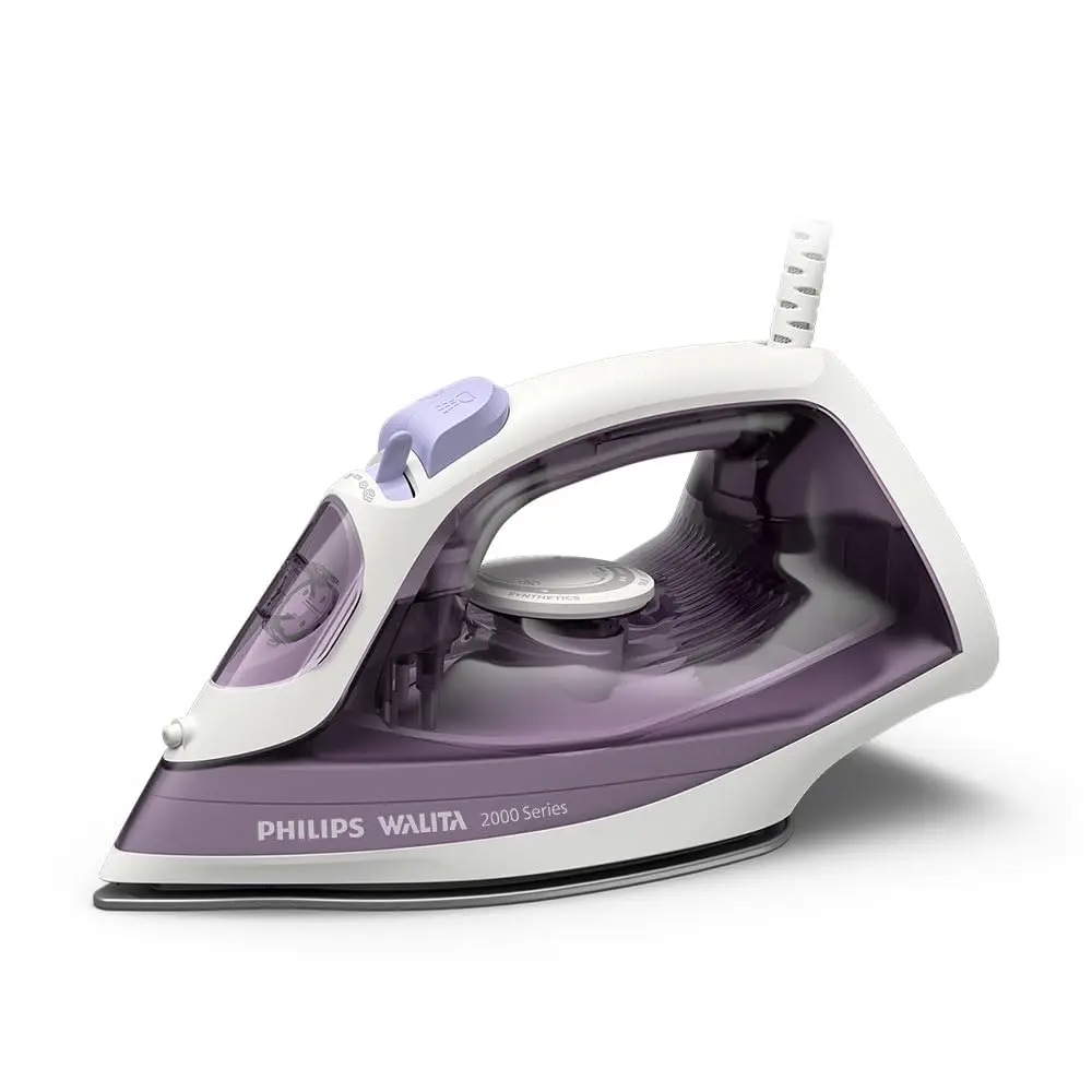 Philips Walita Ferro a Vapor Série 2000 2000W, Roxo, 220V | Desliza com Facilidade – vapor constante que desamassa roupas de forma rápida e prática (DST2020/30)