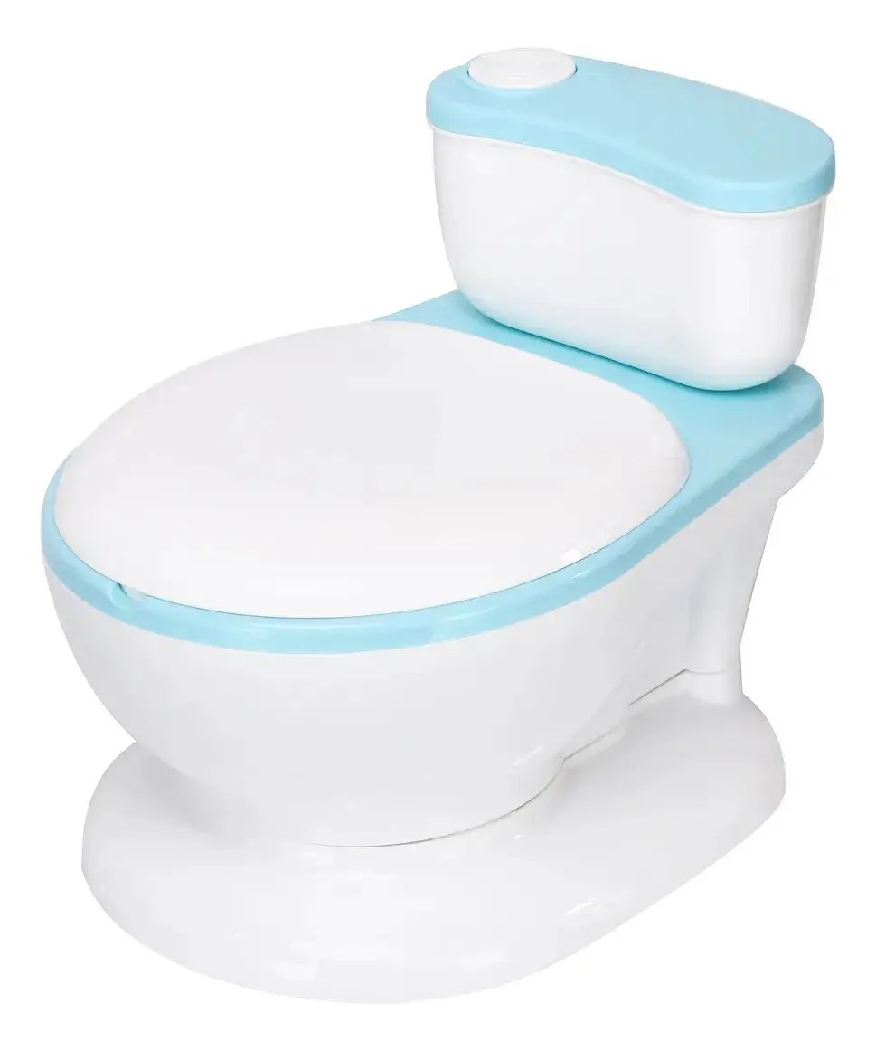 Ohana baby penico troninho vaso sanitario infantil privadinha desfralde cor azul lisa