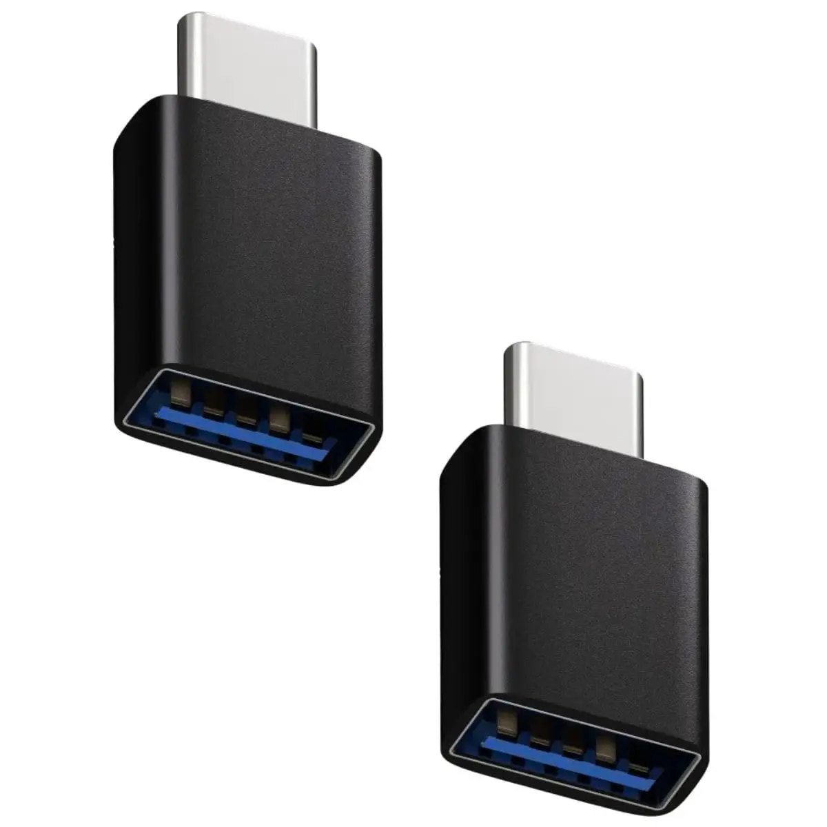 Adaptador OTG USB C Macho para USB A Fêmea USB 3.0 Conversor Tipo C Alta Velocidade Compatível com Celular Android Tablet Notebook Pen Drive Teclado Mouse Controle Hub USB Plug and Play - 1
