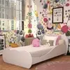 Cama Solteiro Infantil p/ colchão 188x88cm Nuvem Multimóveis - Branco - 1