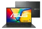 Notebook Asus Vivobook Go 15 E1504fa Amd Ryzen 5 7520u 4gb Ram 256gb Ssd Linux Keepos Tela 15,6 Fhd Black - Nj1287 - 1