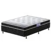  Cama Box de Casal Probel Guarda Costas Espuma D20 50x138x188cm - Branco/Preto - 1