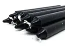 Vela Preta Palito Comum Pacote C/ 50 Velas