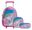 Kit Mochila Infantil com Rodinhas Unicórnio - 1