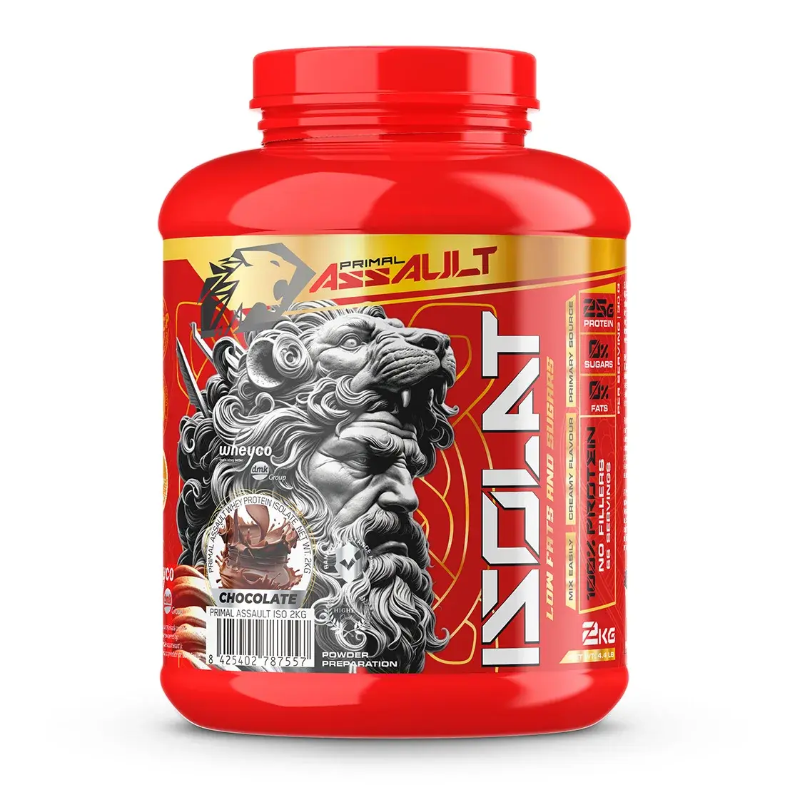 ISOLAT da PRIMAL ASSAULT é o isolado de proteína de soro de leite mais avançado do mercado: da mais alta qualidade. Sem truques ou ingredientes escondidos