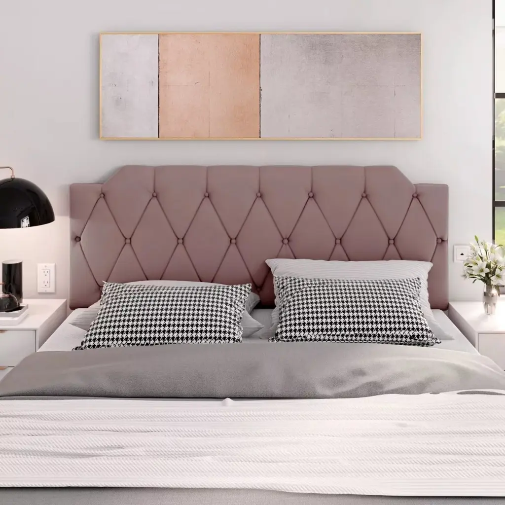 Cabeceira Almofadada de Cama Casal Kelly 140cm X 55cm Várias Cores KELLY - 1