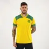 Camisa Flamengo Brasil Zico Desana Amarela - Amarelo - 1