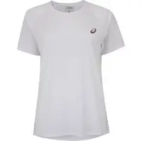 Camiseta Feminina ASICS Manga Curta Emblema Racket UV 50 Antiodor
